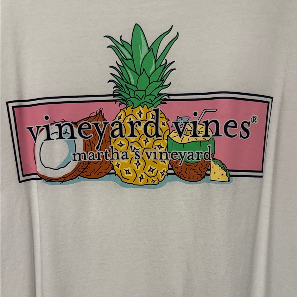 Vineyard Vines Men's {Small} Bahama Mama Box Long-Sleeve Shirt w/ pocket - Picture 5 of 5
